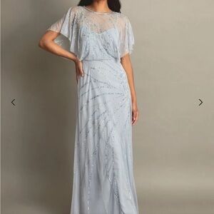 Monsoon Silver Asymmetrical Dress